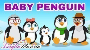 'Baby penguin song for kids | penguin family cartoon | Leigha Marina'