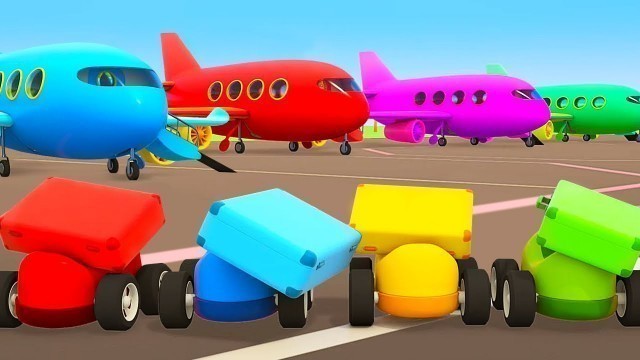 'Helper Cars cartoons full episodes & racing cars. Car cartoon for kids. Vehicles & Airplane for kids'