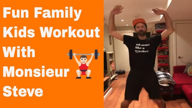 'BRAIN BREAK: Fun Family Kids at Home Workout #1 // Kids Fun Fitness Video // No Equipment'