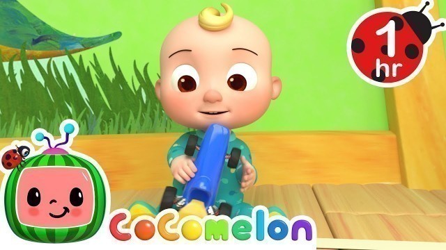 'CoComelon! Toy Balloon Car Race | Learning Videos For Kids | Education Show For Toddlers'