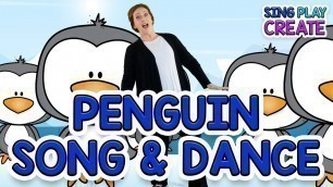 'Penguin Song and Dance| Winter Brain Break| Penguin Action Song |Sing Play Create'