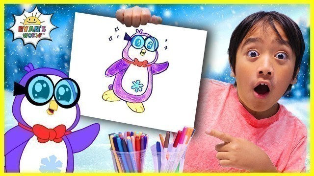 'How to to Draw Peck The Penguin for Kids with Ryan\'s World!'