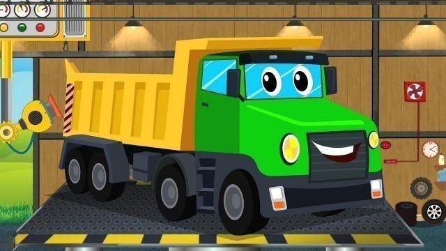 'Dump Truck + More Car Wash Videos, Animated Car Cartoon for Children'