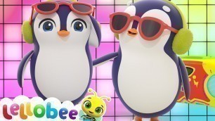 'The Penguin Dance | Lellobee by CoComelon | Sing Along | Nursery Rhymes and Songs for Kids'