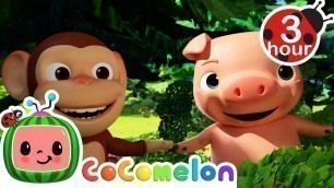 'Animals Eat Apples & Bananas Too | Cocomelon - Nursery Rhymes | Fun Cartoons For Kids | Moonbug Kids'