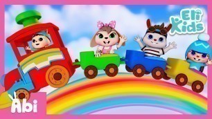 'Color Train Song | Color Learning Fun | Eli Kids Songs & Nursery Rhymes'