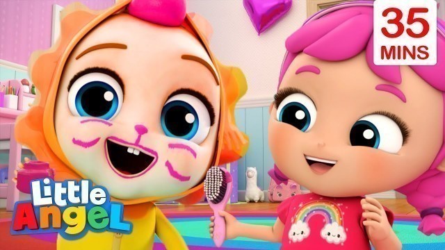 'This is the Way We Play Dress Up + more songs | Little Angel Kids Songs & Nursery Rhymes'