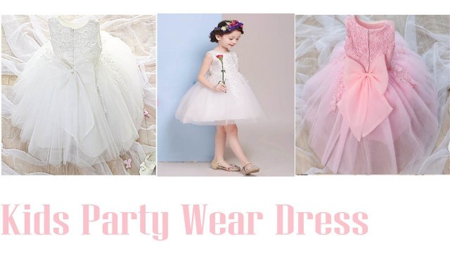'Fashion Formal Newborn Wedding Dress Baby Girl ! Kids Party Wear Dress 2017'