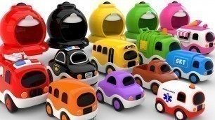 'Colors for Children to Learn with Street Vehicles - Colours and Numbers Videos Collection'