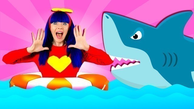 'Go Away! Big Shark | Safety Cartoon | Police Cartoon | Nursery Rhymes | Kids Cartoon | Dominoki'