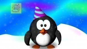 'Happy Birthday Penguin Dance - Funny Penguin Birthday Song'