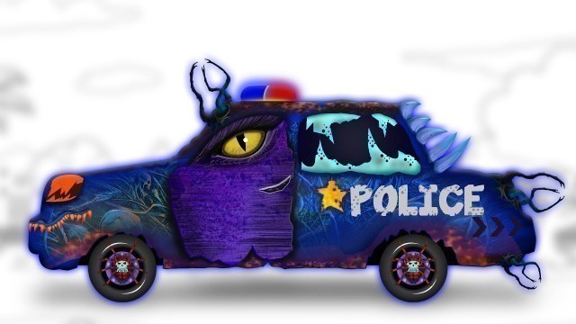 'Scary Police Car | Kids Scary Video | Educational Video for Children & Babies'