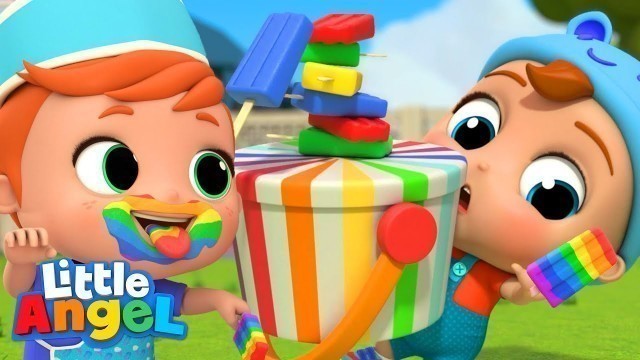 'Rainbow Ice Cream | Kids Cartoons and Nursery Rhymes'