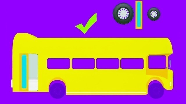 'In The Bus Song | Bus Puzzle Play Song | Nursery Rhymes and Kids Songs'