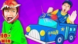 'Wheels On The Bus | Police Car + More Nursery Rhymes and Kids Songs'