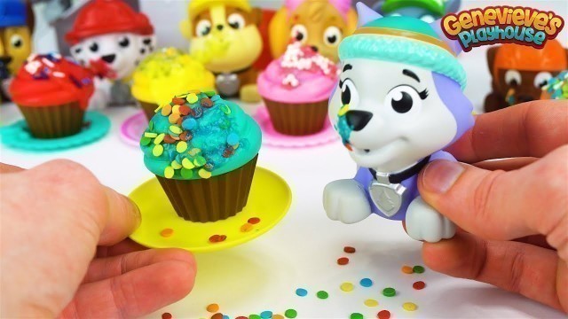 'Learn Colors with Paw Patrol Cupcakes and Pororo the Little Penguin Toy Bus!'