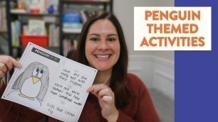 'Penguin Themed Activities for Kindergarten, First, and Second Grade!'