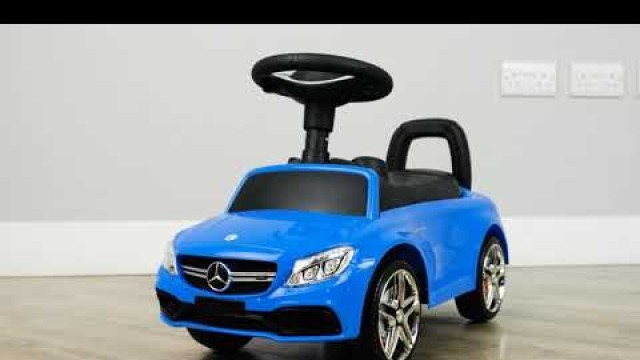 'Mercedes C63 Licensed Push Along Ride On Car For Kids'