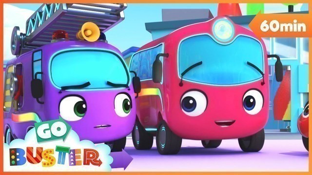 'Rainbow Car wash | Go Buster - Bus Cartoons & Kids Stories'