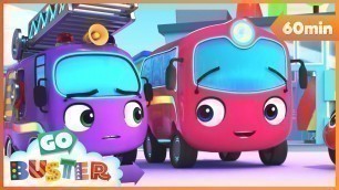 'Rainbow Car wash | Go Buster - Bus Cartoons & Kids Stories'