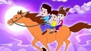 'लकड़ी की काठी | Lakdi ki kathi | Popular Hindi Children Songs | Animated Songs by JingleToons'