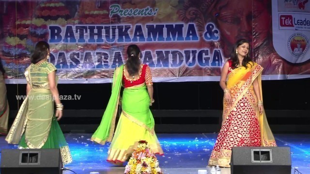 'Ladies Fashion Show at DATA Bathukamma & Dasara Panduga Celebrations 2016'