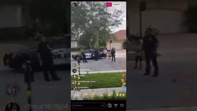 Antonio Brown AB yells at police for taking his kids