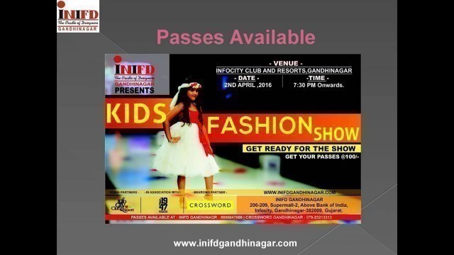 'INIFD Gandhinagar   Kids Fashion Show   2016'