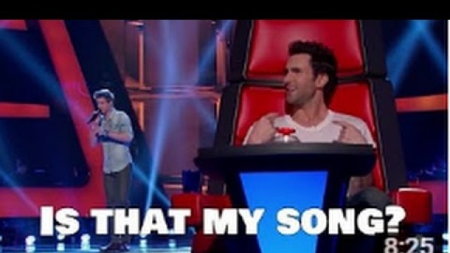 5 contestants on the voice who auditioned with a coaches song