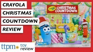 Christmas Countdown Activity Advent Calendar from Crayola