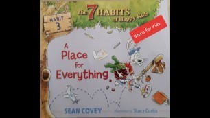 KIDS BOOKS READ ALOUD: A Place for Everything