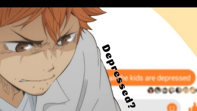 Hinata and Nishinoya are Depressed" Haikyuu Text | Lyric Prank