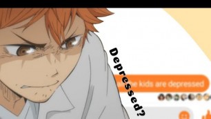 Hinata and Nishinoya are Depressed" Haikyuu Text | Lyric Prank