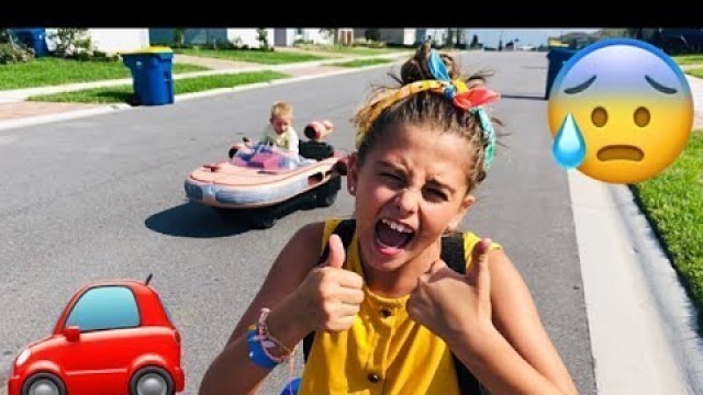 Pretend Play - Learn how to drive a four wheeler. Kids funny video. Kids plays. Jazz and Jr
