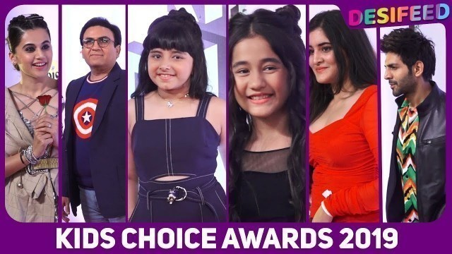 Kids Choice Awards 2019 Full Show | Kartik Aaryan,Taapsee, Dilip Joshi, Aakriti Sharma & Many More