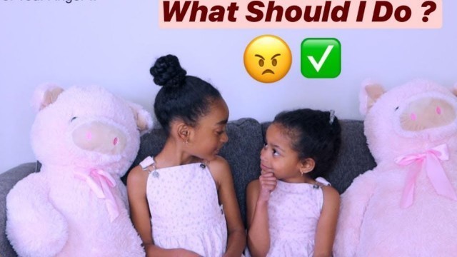 Kids explain how to control anger-Anger Management for children #kidsvideos #sisters #indianmixed