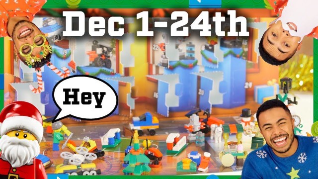 Advent Calendar LEGO City - ALL 24 DAYS COMPILATION - Funny Video and Unboxing for Kids and Parents
