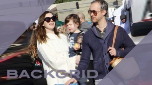 Anne Hathaway and her cute family at the farmers market