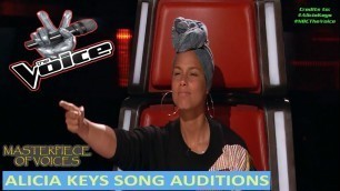 ALICIA KEYS SONG COVER BLIND AUDITIONS IN THE VOICE