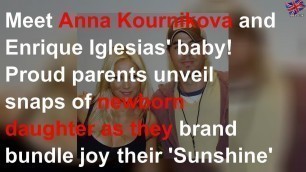 Kournikova and Iglesias welcome third child