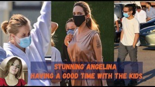 ★SO HAPPY and HEALTHY!!!★ Angelina Jolie Made A RARE Public Appearance With ALL Her 6 Kids!★