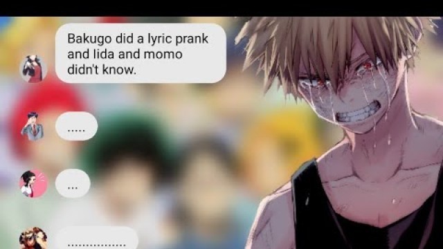 All The Kids Are Depressed/ Bakugo "Pranks" Class 1-A/ mha lyric prank/ REUPLOAD