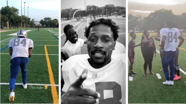 Antonio Brown Rumored To Have Seattle Seahawks Interest, Gets Workout With Local Kids