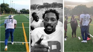 Antonio Brown Rumored To Have Seattle Seahawks Interest, Gets Workout With Local Kids