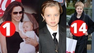 Angelina Jolie Daughter shiloh jolie pitt 1 to 14 Years Old