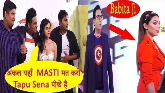 Taarak Mehta Team with Tapu Sena & Jethala At KIDS CHOICE AWARDS 2019