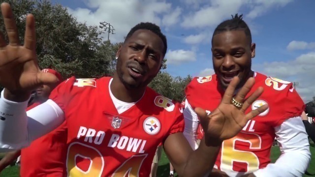 Le'Veon Bell and Antonio Brown Pro Bowl Behind the Scenes!