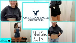 Size 6 Girl Tries on American Eagle • What Size Am I?