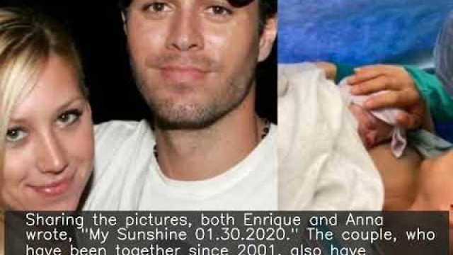 Enrique, Anna Kournikova welcome 3rd child, share daughter's 1st pics