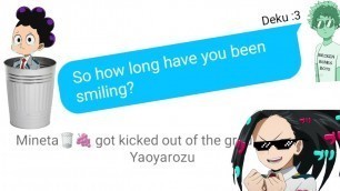 MHA Group Chat - Lyric Prank - All the kids are depressed